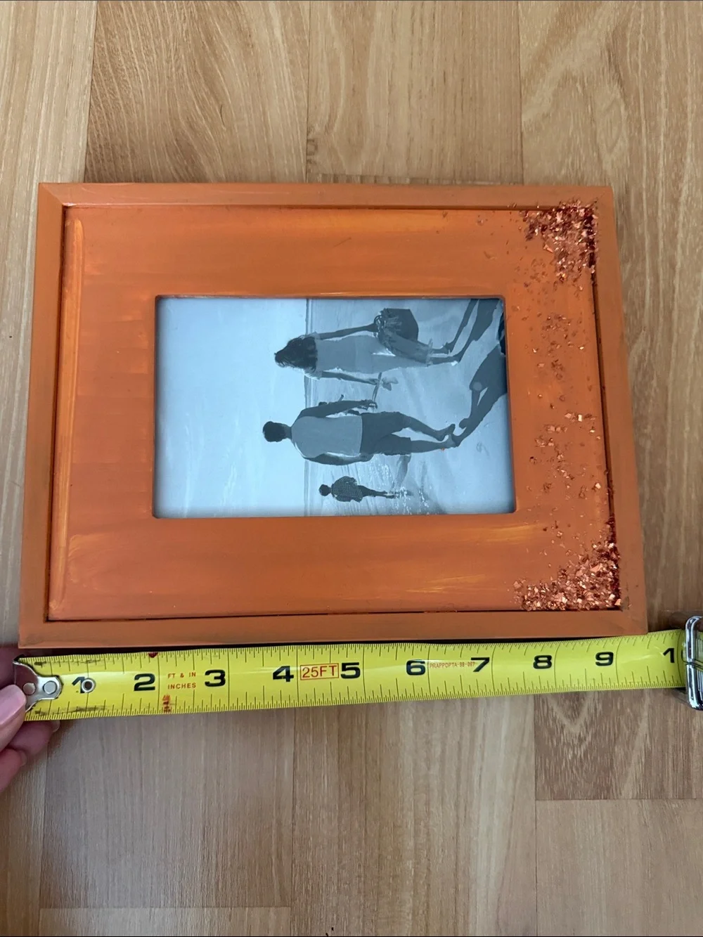 Vintage bright orange